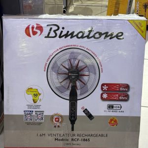 Binatone 1865 Rechargeable Fan with Lithium Battery