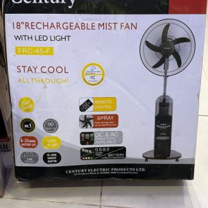 Century 18” Mist Rechargeable Fan